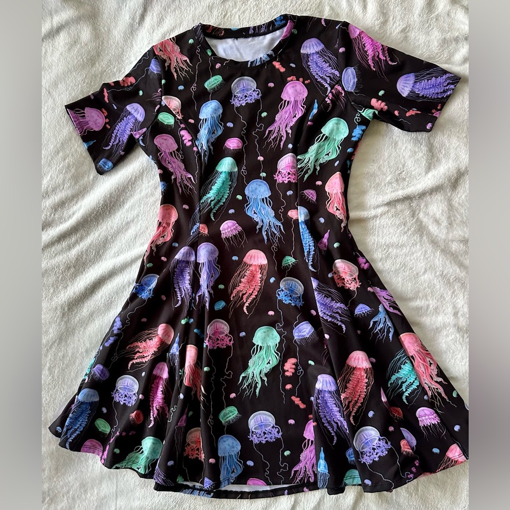 Blackmilk Sea Jellies Longline Evil Tee Dress